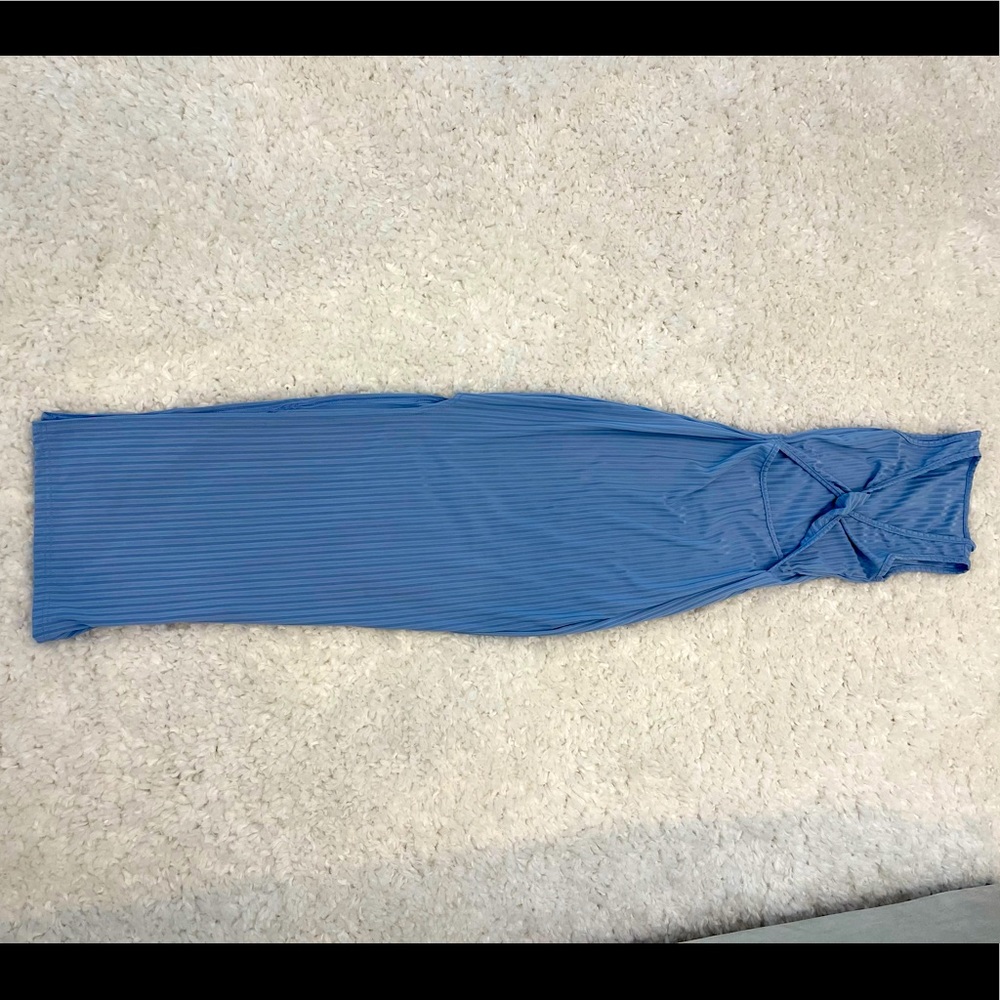 Knit top maxi dress